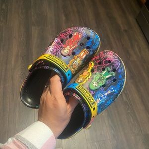 Rainbow high crocs